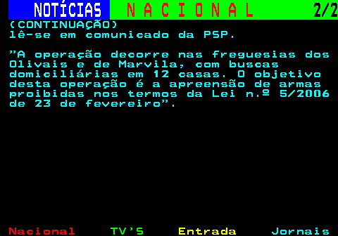201.2. NOTÍCIAS. N A C I O N A L. 2 5. (CONTINUAÇÃO) necessária outra ação do tipo político , defendeu o candidato às eleições presidenciais João Cotrim Figueiredo, questionado pelos jornalistas, após uma visita a um quartel do Regimento de Sapadores Bombeiros de Lisboa. Na terça-feira, o ministro da Educação, Fernando Alexandre, defendeu que as residências públicas devem ter alunos de vários estratos sociais, caso contrário, dando prioridade aos bolseiros, irão degradar-se mais rapidamente. Posteriormente, em declarações na RTP-Notícias, o ministro considerou que.