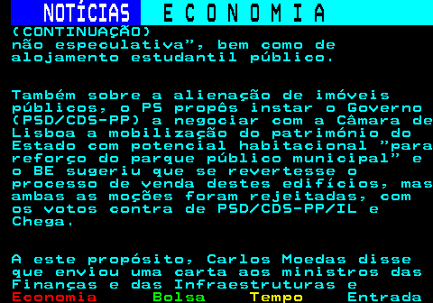 238.4. NOTÍCIAS. E C O N O M I A. sn. (CONTINUAÇÃO) A estimativa de custos exclui o posto B, cuja construção se estima entre 15 e 20 milhões de euros , bem como os custos diretamente ligados à exploração do terminal, como sejam os edifícios e os equipamentos de movimentação de cargas ou os equipamentos de alimentação de energia elétrica aos navios . Com a execução do projeto, o terminal norte ficará com condições para receber de imediato navios com cerca de 300 metros de comprimento, 40 metros de boca e 13,5 metros de calado, ou seja, com capacidade para 5.000 TEUs, garantindo uma movimentação anual no terrapleno de pelo menos um milhão de TEUs (sendo atualmente de 250.000.