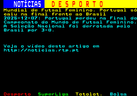 254.1. NOTÍCIAS. D E S P O R T O. 1 3. Real Madrid travado em Vallecas 2025-11-09: O Real Madrid não conseguiu. melhor do que um empate a zero na curta deslocação ao estádio do Rayo Vallecano, criando a ocasião para o FC Barcelona se aproximar da liderança da liga espanhola. Em Vallecas, o ataque merengue , no qual se destaca Kylian Mbappé, voltou a estar em dia não , a exemplo do que acontecera na terça-feira, na derrota por 1-0 com o Liverpool, para a Liga dos Campeões. Os madridistas continuam a liderar destacados, com 31 pontos, só que o Barça , atualmente com 25 pontos, pode encurtar o atraso para três pontos, o que acontecerá se os catalães ganharem hoje à noite em Vigo, ao Celta.