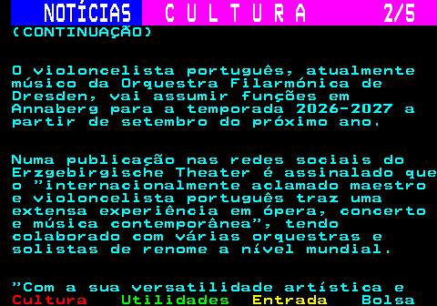 284.2. NOTÍCIAS. C U L T U R A 2 4. (CONTINUAÇÃO) Wagner Moura é nomeado para a categoria de Melhor Papel em Drama pela sua participação no filme O agente secreto , de Kleber Mendonça filho, tornando-se o primeiro ator brasileiro a ser indicado para este prémio. Segundo a Variety, a nomeação marca um momento histórico para a representação brasileira nos Globos de Ouro, onde artistas do país têm sido historicamente ignorados nas principais categorias de atuação . O reconhecimento de Moura surge após sua vitória histórica no Círculo de Críticos de Cinema de Nova Iorque, onde se tornou o primeiro ator latino a.