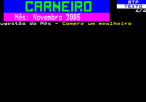 520.4. RTP. TEXTO. 4 4. Mês: Novembro 2005.ugestão do Mês -. Compre um mealheiro.