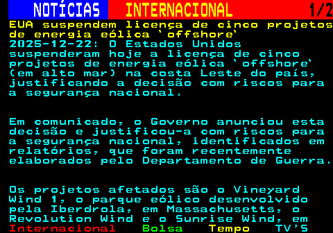 218.1. NOTÍCIAS. INTERNACIONAL. 1 7. Portugal reembolsou hoje antecipadamente 2.500 milhões de euros. à UE 2025-12-22: O Governo português reembolsou hoje antecipadamente 2,5 mil milhões de euros de assistência macrofinanceira da União Europeia (UE), ficando por liquidar 19,8 mil milhões de euros, anunciou a Comissão Europeia. Hoje, o serviço de gestão da dívida pública portuguesa reembolsou 2,5 mil milhões de euros da sua dívida ao Mecanismo Europeu de Estabilização Financeira MEEF - o instrumento da UE que presta assistência financeira a qualquer país da UE que enfrente graves dificuldades financeiras, gerido pela Comissão Europeia , divulgou o executivo comunitário em comunicado.