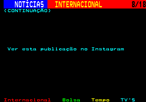 227.8. NOTÍCIAS. INTERNACIONAL. 8 18. (CONTINUAÇÃO) Ver esta publicação no Instagram.