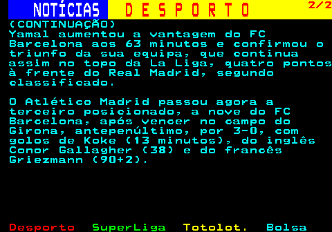 249.2. NOTÍCIAS. D E S P O R T O. 2 4. (CONTINUAÇÃO) o troféu volta a ser sinónimo de espetáculo, com duas das equipas mais tituladas do país a lutar por mais um capítulo na sua história. Um jogo com transmissão em direto, a partir das 15h00, na RTP 2 Benfica procura resposta e reforço do palmarés O SL Benfica chega a Coimbra como tetracampeão nacional e encara este encontro como uma oportunidade para.