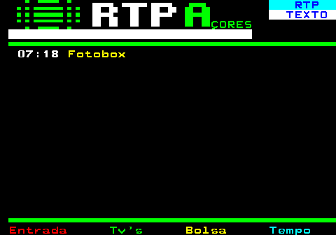 379.3. RTP. TEXTO. ÇORES. 07:18. Fotobox.